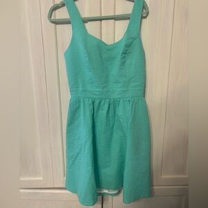 Lauren James Garrison Seersucker Sundress Mint Green